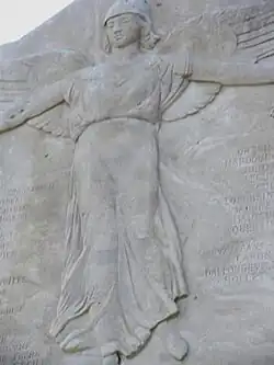 Detail from the war memorial at Pierrepont-sur-Avre