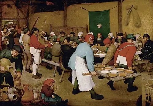 The Peasant Wedding – Pieter Brueghel the Elder