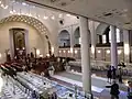 The synagogue interior
