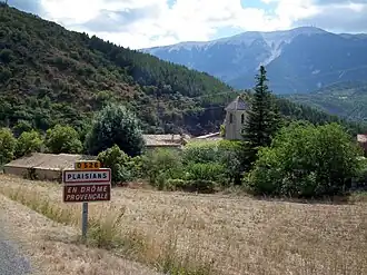 A general view of Plaisians