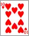 10 of hearts in the hearts foundation
