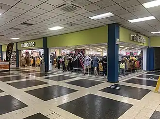 Marianne at the mall in 2021, an original opening day tenant.