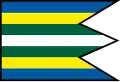 Flag of Podhradie district Topoľčany