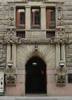 Alexanterinkatu Facade of Pohjola Insurance building, 1901.