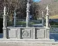 The Neptune Fountain at Polhov Gradec Manor