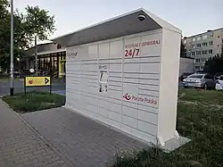 Polish Post parcel machine