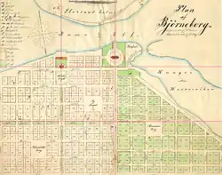 Pori city plan (1852)