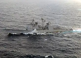 USS&nbsp;Vella Gulf&nbsp;(CG-72), a Ticonderoga-class cruiser