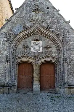 The doors of the Church of Saint-Golven, in Taupont