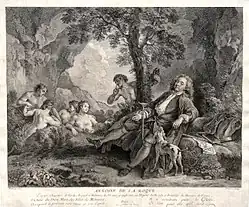 Antoine de Laroque, after Antoine Watteau, c. 1734