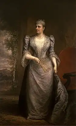 Portrait of Caroline Harrison by Daniel Huntington, 1894