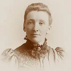 Bust-length portrait of Cornelia Clapp