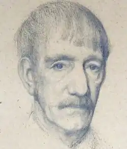 Portrait drawing of Potts