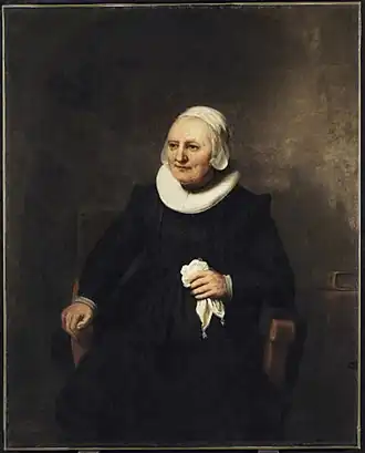 Carel Fabritius, Portrait of a Seated Woman with a Handkerchief,  1644
