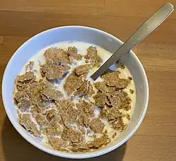 Whole Grain Wheat and Bran Cereal (Post Bran Flakes)