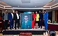 Gallery International presented a life-size portrait of Kempaiah to the family members.