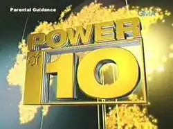 An image depicting the map of the world, over a glossy black background. The show title is displayed all over the image. The logo of GMA Network is displayed on the upper right side of the image. The texts "Parental Guidance" are displayed on the left side of the image.