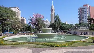 Modern view of Praça Nove de Julho