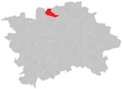 Location of Bohnice in Prague