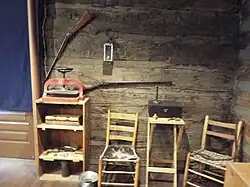 Inside another room of the "Old Governor's Mansion"