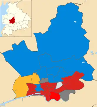 2003 results map