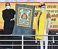 Prime Minister Modi participates in ‘Abhar Samaroh’, at Sissu, in Himachal Pradesh on 3 October 2020. The Chief Minister of Himachal Pradesh is also seen