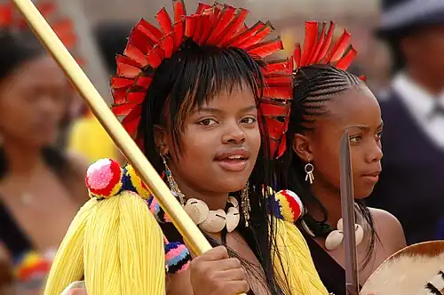 Image 4 Eswatini Photograph credit: Amada44 Eswatini, formerly known as Swaziland, is a landlocked country in Southern Africa. The government is an absolute monarchy, the last of its kind in Africa, and the country has been ruled by King Mswati&nbsp;III since 1986. One of the country's important cultural events is Umhlanga, the reed-dance festival, held in August or September each year. This photograph shows Princess Sikhanyiso Dlamini, the eldest daughter of Mswati&nbsp;III, at the 2006 festival. More selected pictures