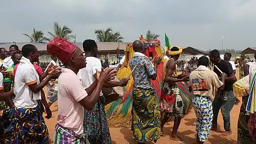 Festival procession.