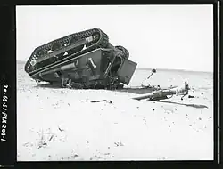 M50 Ontos intentionally damaged during the Hood shot