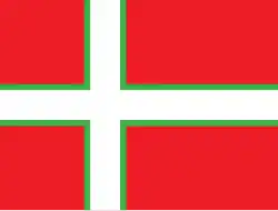 Proposed flag of Greenland by Stephen Petersen (1974)