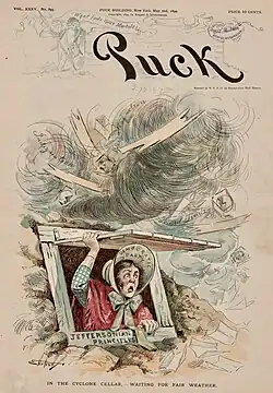 Cyclone as metaphor for political revolution during U.S. mid-term elections of 1894
