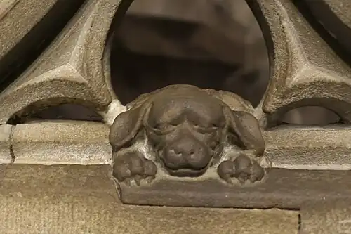 Statue in Strasbourg Cathedral