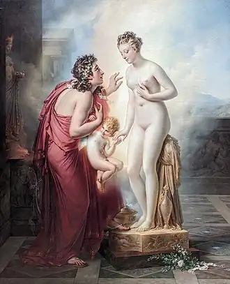 Pygmalion and Galatea by Girodet