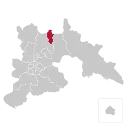 Location of Unjong-guyok within Pyongyang