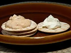 Liptauer prepared with quark cheese