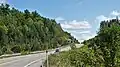 Quebec Route 366 west of Chemin de Wakefield Heights