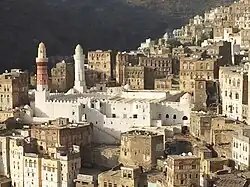 Queen Arwa's Mosque, as seen from the palace