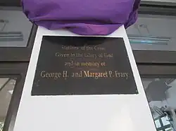 Historical marker of Seminary Chapel