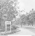 Entrance of RAF Sembawang, c. 1941.