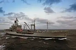 RFA Black Rover in the South Western Approaches of the English Channel