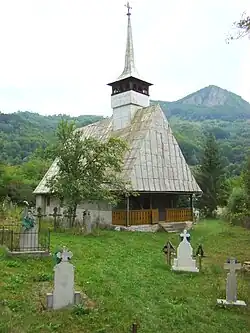 Wooden church in Bulzeștii de Sus