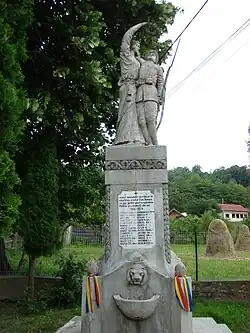 World War I monument in Romanii de Jos