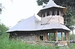 Wooden church in Vrâncioaia