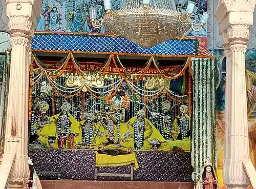 Radha Damodar temple in Vrindavan