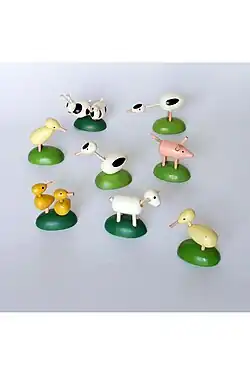 Radoslav Kratina, Children's wooden toys with moving parts (1958)