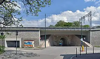 Road culvert under line 91. Built around 1855. After reconstruction (2024)