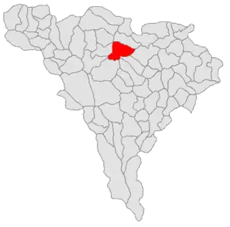 Location in Alba County