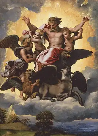 Raphael Vision of Ezekiel. 41 × 30&nbsp;cm.