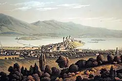 Rapperswil und Umgebung around 1835