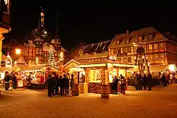 Christmas market illumination